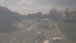 Křižovatka ulic Komenského a Velké Novosady