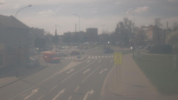 Křižovatka ulic Komenského a Velké Novosady