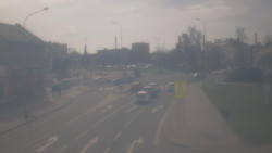 Křižovatka ulic Komenského a Velké Novosady