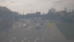 Křižovatka ulic Komenského a Velké Novosady