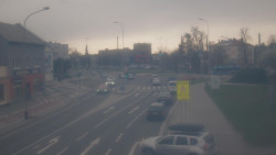 Křižovatka ulic Komenského a Velké Novosady