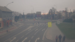 Křižovatka ulic Komenského a Velké Novosady