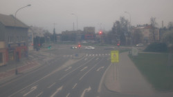 Křižovatka ulic Komenského a Velké Novosady