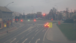 Křižovatka ulic Komenského a Velké Novosady