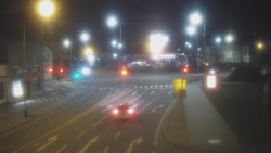 Křižovatka ulic Komenského a Velké Novosady