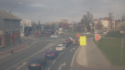 Křižovatka ulic Komenského a Velké Novosady