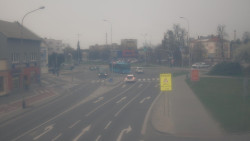 Křižovatka ulic Komenského a Velké Novosady