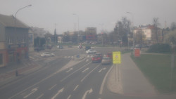 Křižovatka ulic Komenského a Velké Novosady