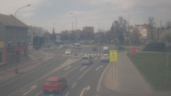 Křižovatka ulic Komenského a Velké Novosady