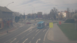 Křižovatka ulic Komenského a Velké Novosady