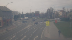 Křižovatka ulic Komenského a Velké Novosady