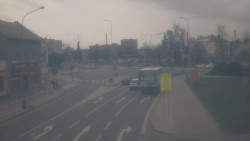 Křižovatka ulic Komenského a Velké Novosady