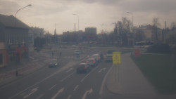 Křižovatka ulic Komenského a Velké Novosady