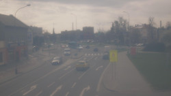 Křižovatka ulic Komenského a Velké Novosady