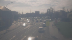 Křižovatka ulic Komenského a Velké Novosady