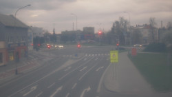 Křižovatka ulic Komenského a Velké Novosady