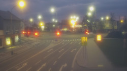 Křižovatka ulic Komenského a Velké Novosady