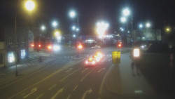 Křižovatka ulic Komenského a Velké Novosady