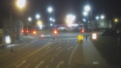 Křižovatka ulic Komenského a Velké Novosady