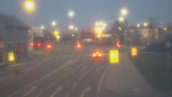 Křižovatka ulic Komenského a Velké Novosady