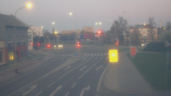 Křižovatka ulic Komenského a Velké Novosady