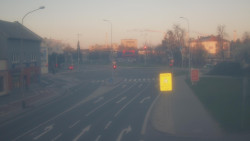 Křižovatka ulic Komenského a Velké Novosady