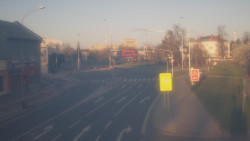 Křižovatka ulic Komenského a Velké Novosady