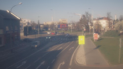 Křižovatka ulic Komenského a Velké Novosady