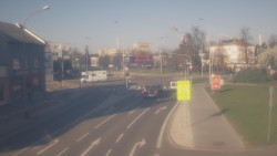 Křižovatka ulic Komenského a Velké Novosady