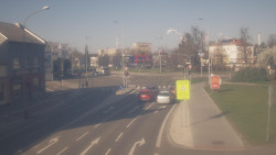 Křižovatka ulic Komenského a Velké Novosady