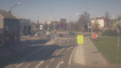 Křižovatka ulic Komenského a Velké Novosady