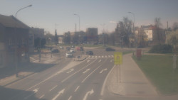 Křižovatka ulic Komenského a Velké Novosady