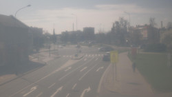 Křižovatka ulic Komenského a Velké Novosady