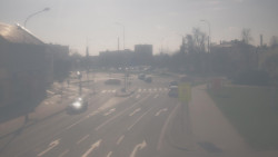 Křižovatka ulic Komenského a Velké Novosady