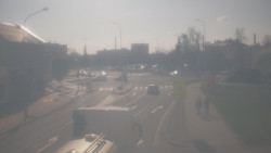 Křižovatka ulic Komenského a Velké Novosady