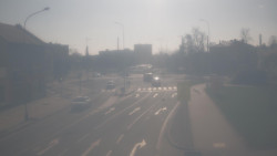 Křižovatka ulic Komenského a Velké Novosady