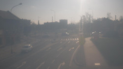 Křižovatka ulic Komenského a Velké Novosady