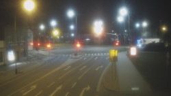 Křižovatka ulic Komenského a Velké Novosady