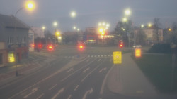 Křižovatka ulic Komenského a Velké Novosady