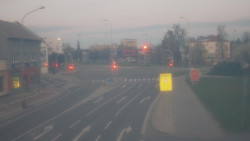 Křižovatka ulic Komenského a Velké Novosady