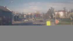 Křižovatka ulic Komenského a Velké Novosady