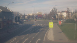 Křižovatka ulic Komenského a Velké Novosady