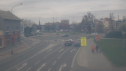 Křižovatka ulic Komenského a Velké Novosady