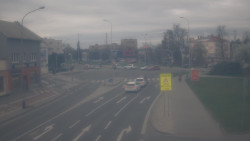 Křižovatka ulic Komenského a Velké Novosady