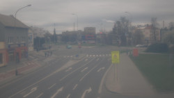 Křižovatka ulic Komenského a Velké Novosady