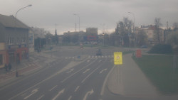 Křižovatka ulic Komenského a Velké Novosady