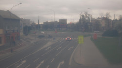 Křižovatka ulic Komenského a Velké Novosady