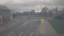 Křižovatka ulic Komenského a Velké Novosady