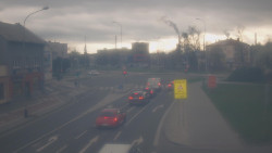 Křižovatka ulic Komenského a Velké Novosady