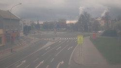 Křižovatka ulic Komenského a Velké Novosady